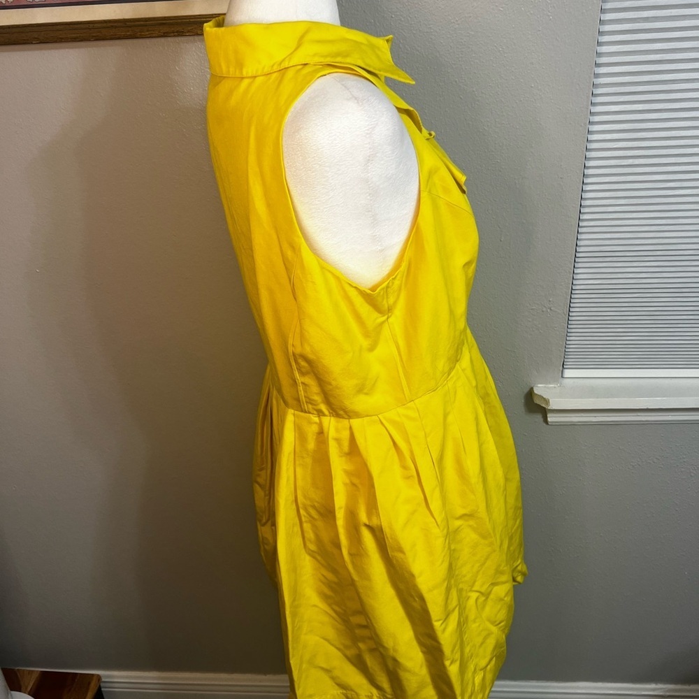 Shoshanna yellow sleeveless dress 12
Ruffle Mini Pockets Cotton Silk - Picture 14 of 16